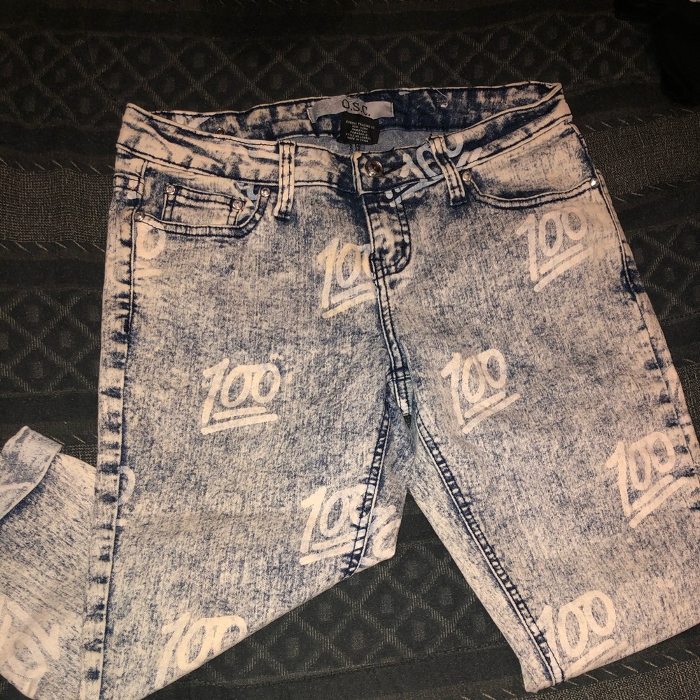 Light blue Capris